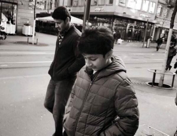 Mahesh Babu With son Gautam Photo Viral