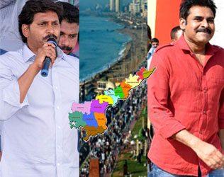 Pawan-Kalyan-and-Jagan-paints-Politics-on-RK-Beach-Protest