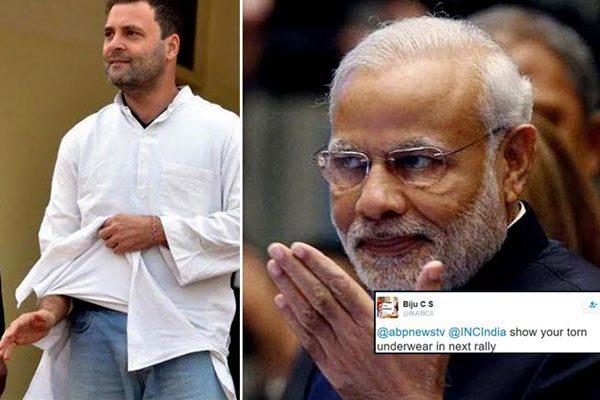 Rahul Gandhi Torn Kurta Punch Makes Twitter LOL