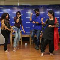 Ram Charan Dance at Hyderabad Facebook Office Photos Images
