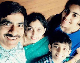 Ravi Teja Perfect Family Selfie