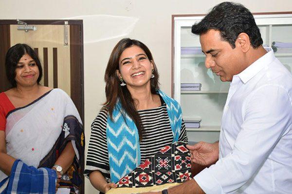 Samantha Becomes the Ambassador of Telangana Handlooms