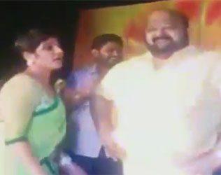 TDP-MP-Maganti-Babu-Shakes-leg-in-Recording-Dance