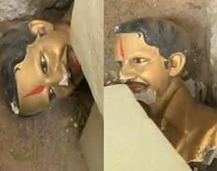 Vangaveeti Ranga Statue Destroyed In Vijayawada