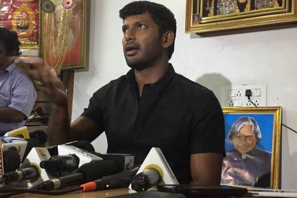 Vishal Police Complaint on Website Article