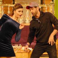 Yami Gautam Hrithik Roshan on the sets of The Kapil Sharma Show Photos stills