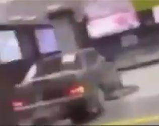 Drunk Russian crashes into an airport