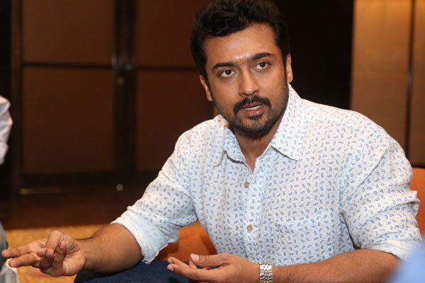 Finally, Suriya makes a comment on TN politics
