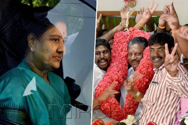 Hostility on Sasikala Natarajan Saving O Panneerselvam