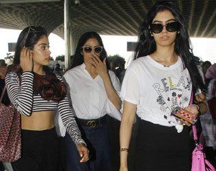 Hot Daughters Facing Selfie Ban from Mom Sridevi