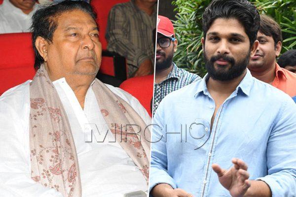 Isn't Allu Arjun Just a Hero Recently - Kaikala Satyanarayana