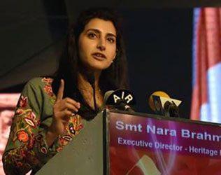 Nara Brahmani Politics