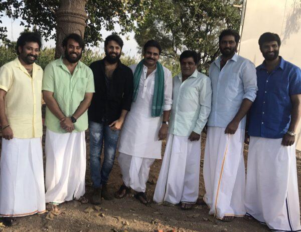 New Looking Nithiin With Pawan Kalyan