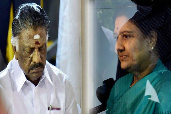 O Panneerselvam Vs Sasikala Natarajan Tamil Nadu CM