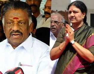 O Pannerselvam Vs Sasikala Natarajan - Tamil Nadu CM