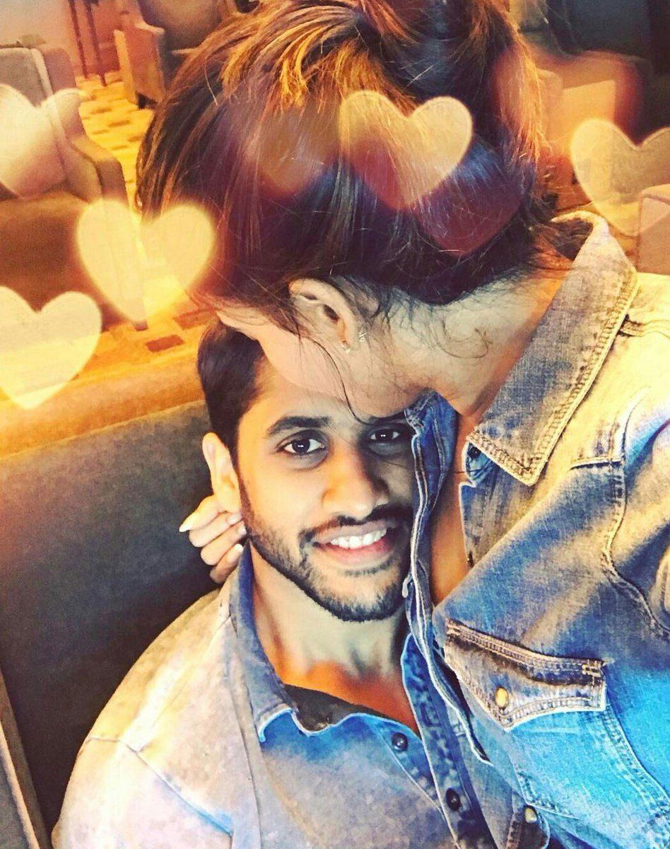Samantha ruth prabhu kissing naga chaitanya on forehead