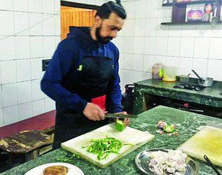 Sudeep Turned a Chef for a Team of 100 Members