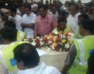 Tragic Air Prevails- Srinivas Kuchibhotla Body Arrives Home