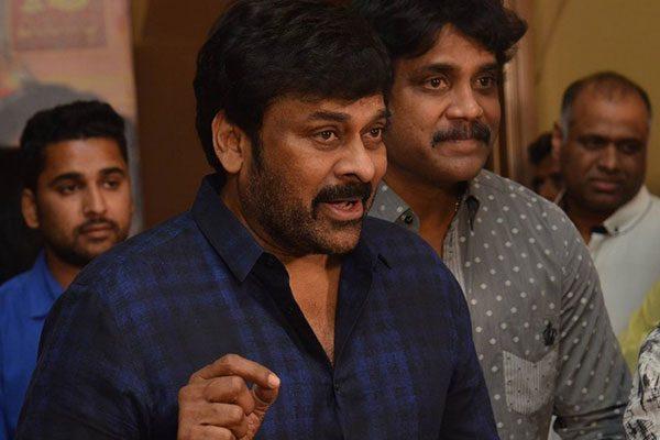 chiranjeevi comments on Om Namo Venkatesaya movie