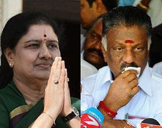sasikala-natarajan-O-pannerselvam