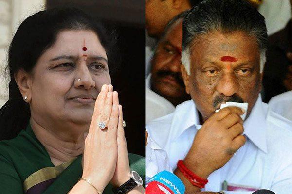 sasikala-natarajan-O-pannerselvam