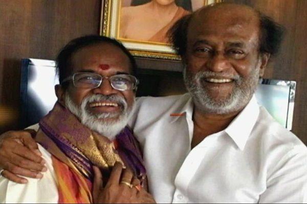 RK Nagar BJP Candidate Gangai Amaran meets Rajinikanth 