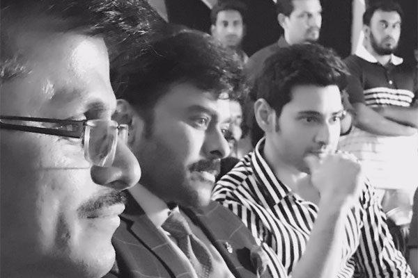 Chiranjeevi In Mahesh Babu - A R Murugadoss Sets