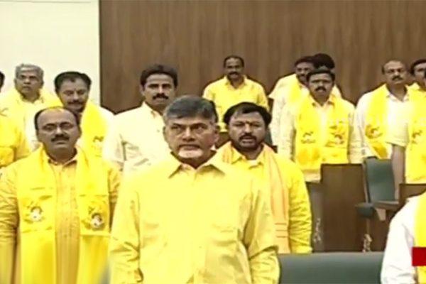 Amaravati Farmers Serve Food to Legislators in Velagapudi