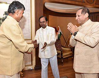 Governor ESL Narasimhan's Different Yardstick for KCR and Chandrababu Naidu