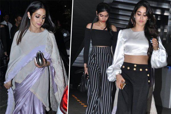 Jhanvi Kapoor 20th Birthday with Gorgeous Mom Sridevi kapoor