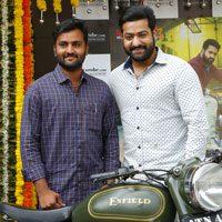 Jr NTR With Janatha Garage Bike Contest Winner Photos