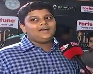 KTR son Himanshu comments on Katamarayudu movie