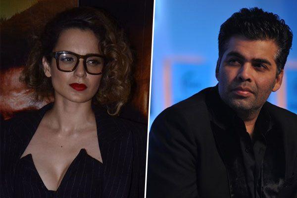 Kangana Ranaut Vs Karan Johar Ugly Verbal Fight