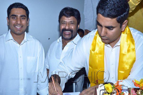 Nara Lokesh Takes Oath, Balayya Hugs Affectionately