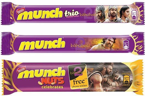 Nestle MUNCH Targeting Kids with 'Baahubali 2'