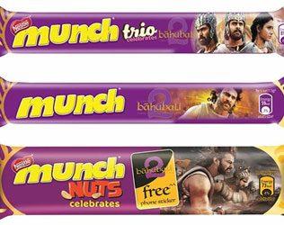 Nestle MUNCH Targeting Kids with 'Baahubali 2'