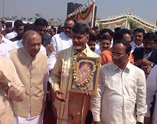 One More Historic Event in Navyandhra- Chandrababu Naidu Inaugurated AP Interim Assembly Building