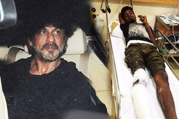 Shah Rukh Khan Car Run over a Media Guy Leg!