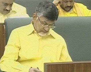 chandrababu naidu laughs at ys jagan in AP assembly