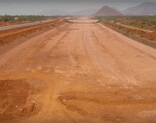 Amaravati - Seed Access Road Works Going on Brisk Pace