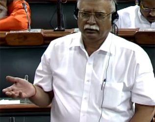 Aviation Minister Ashok Gajapathi Raju Attacked in Parliament