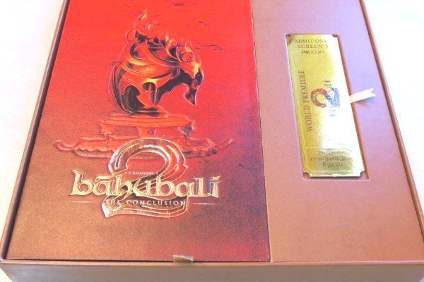 Baahubali 2 Premier Grand Invitation Card