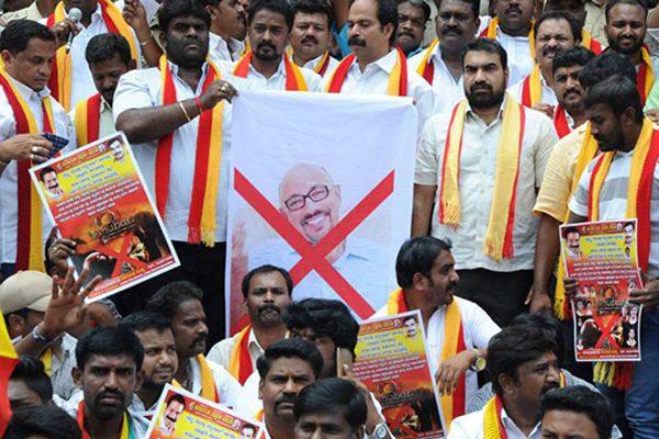 Baahubali 2 Protest Kannada