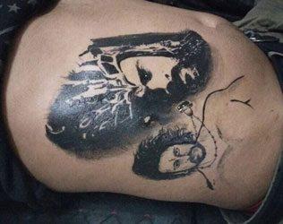 Baahubali Prabhas Inked Tattoo Beside Belly Button