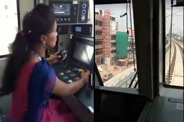 Hyderabad Metro Train women Drivers