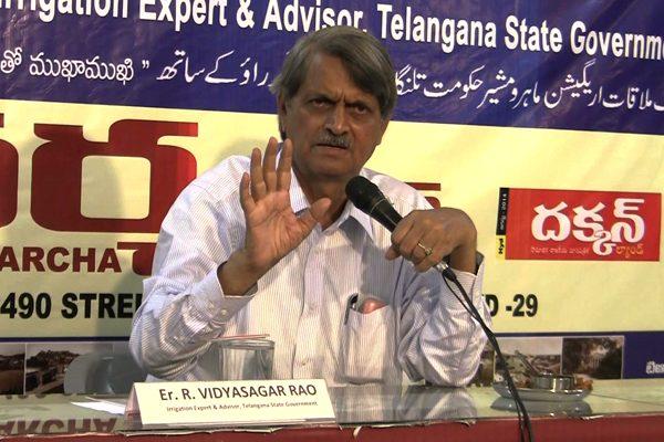 KCR's Key Man, Irrigation Advisor R Vidya Sagar Rao in ICU