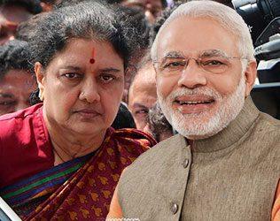 Narendra Modi Govt Attacking Sasikala Natarajan Team with Income Tax Dept?