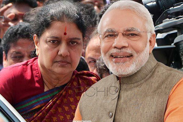 Narendra Modi Govt Attacking Sasikala Natarajan Team with Income Tax Dept?