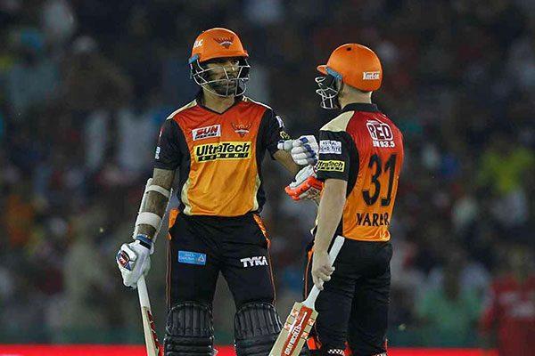 kings xi punjab vs hyderabad sunrisers IPL 2017