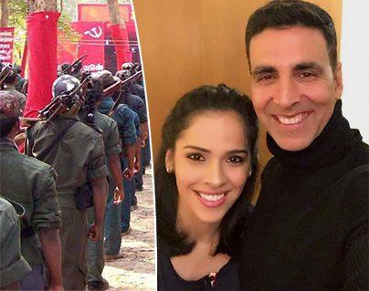 Akshay Kumar and Saina Nehwal Receives Threatening Notices from Naxalites